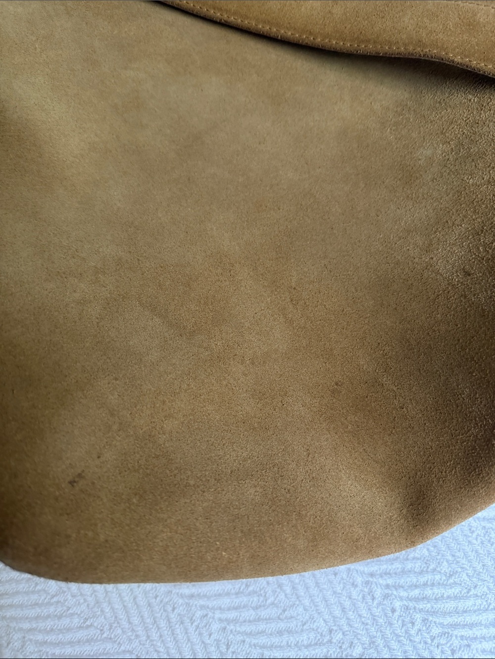 Madewell Suede Tan Shoulder Hobo Bag - Picture 6 of 6